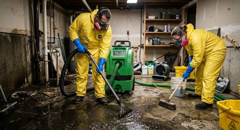 Sewer Backup Cleanup Service