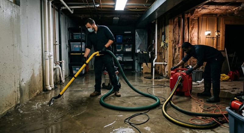 Basement Water Cleanup in Santa Rosa, CA