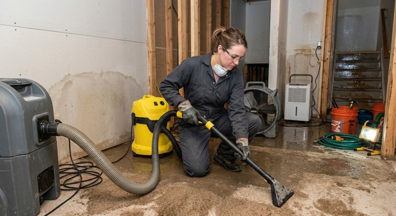 Crawlspace Water Cleanup in Santa Rosa, CA