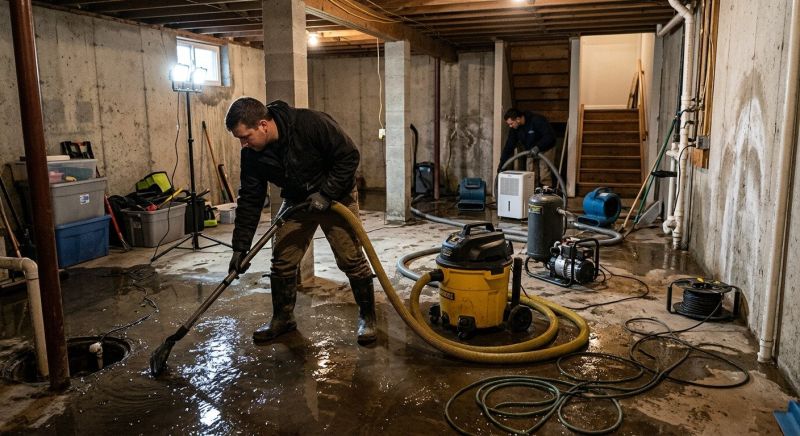 Crawlspace Water Restoration in Napa, CA