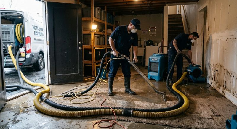 Flood Damage Cleanup in Napa, CA